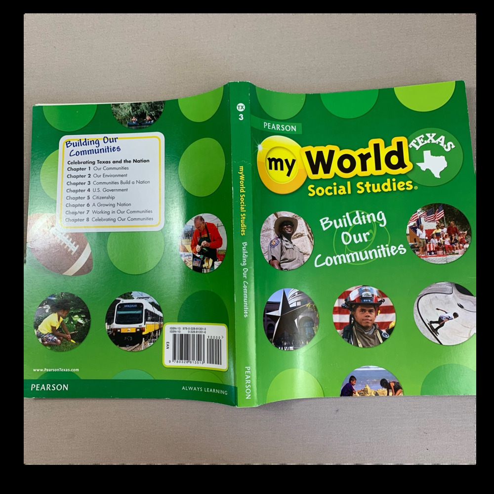 Texas My World Social Studies Grade 3 Homeschool Curriculum Pearson Paperback